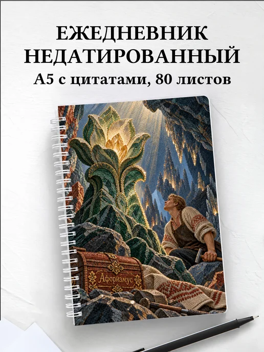 Ежедневник недатированный Каменный цветок