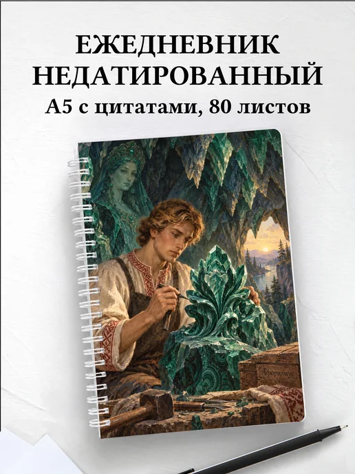 Ежедневник недатированный Каменный цветок