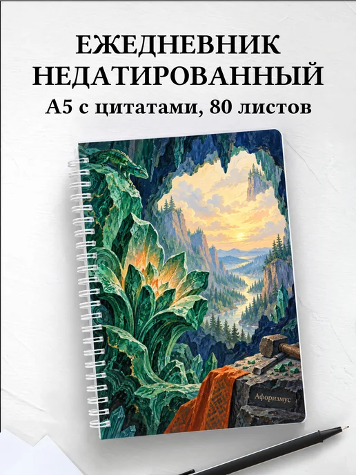 Ежедневник недатированный Каменный цветок