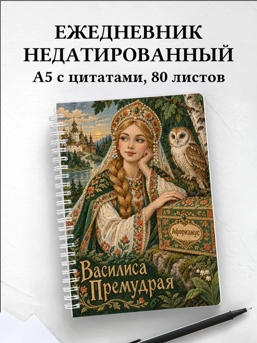 Ежедневник недатированный Василиса Премудрая