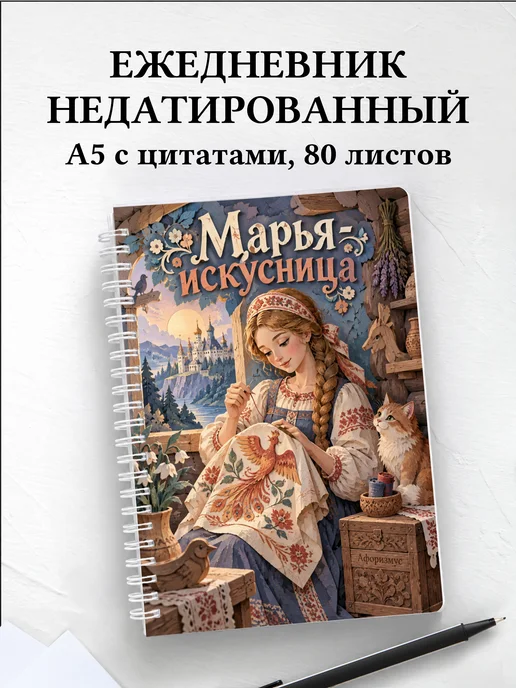 Ежедневник недатированный Марья-искусница