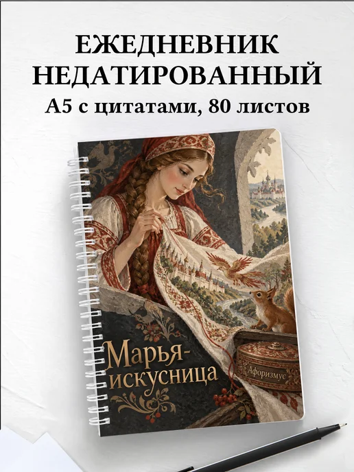 Ежедневник недатированный Марья-искусница