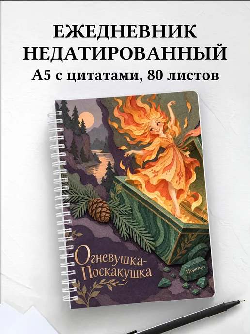 Ежедневник недатированный Огневушка-Поскакушка