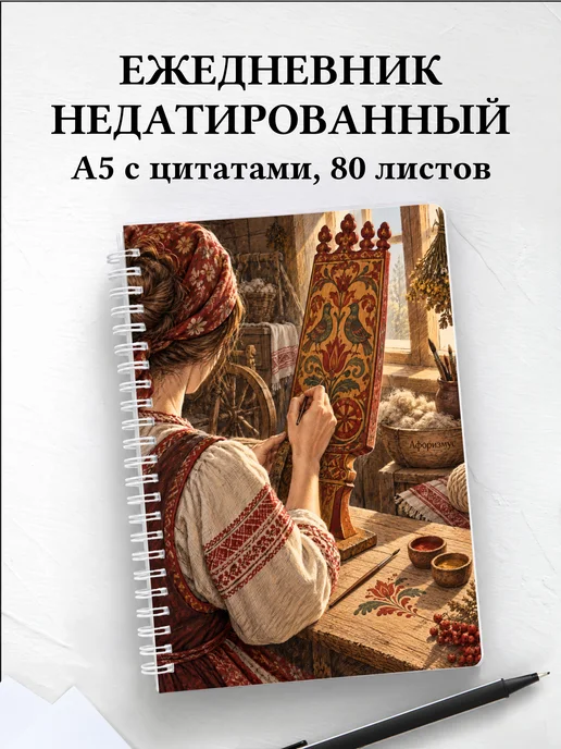 Ежедневник недатированный Прялки