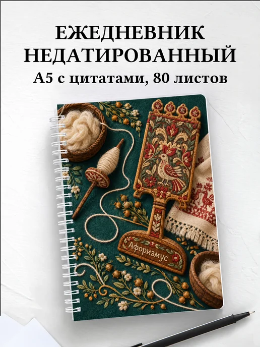 Ежедневник недатированный Прялки