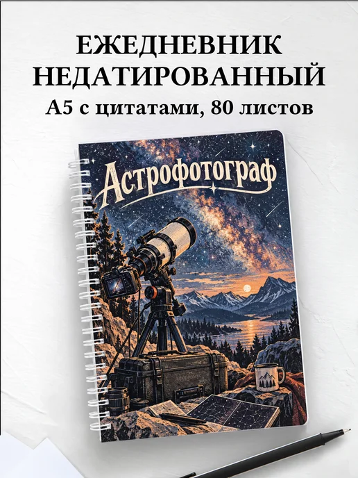 Ежедневник недатированный астрофотографа