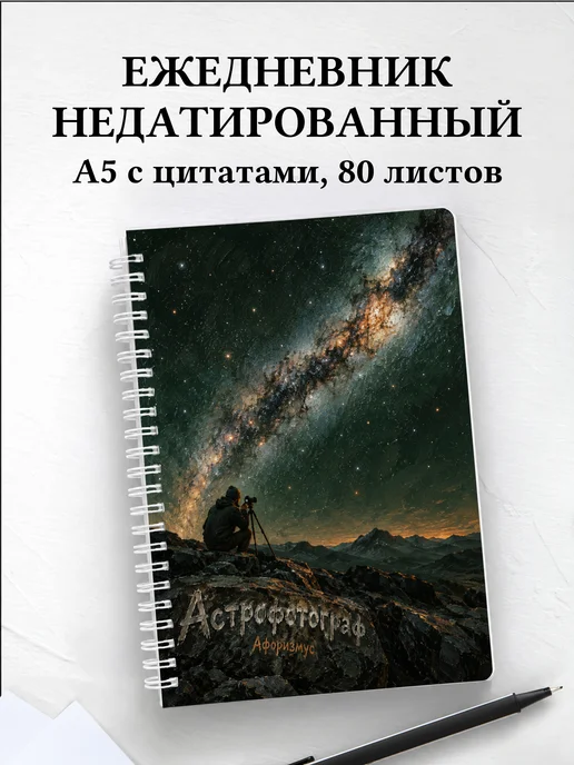 Ежедневник недатированный астрофотографа