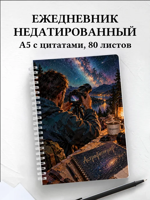 Ежедневник недатированный астрофотографа