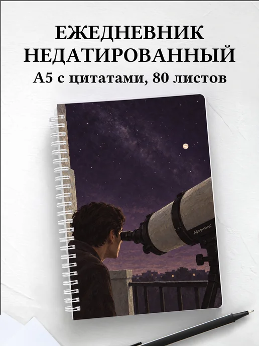 Ежедневник недатированный наблюдателя планет