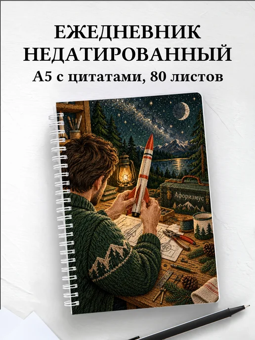 Ежедневник недатированный ракетомоделиста