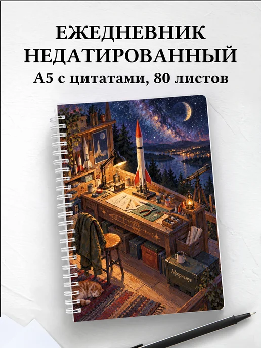 Ежедневник недатированный ракетомоделиста