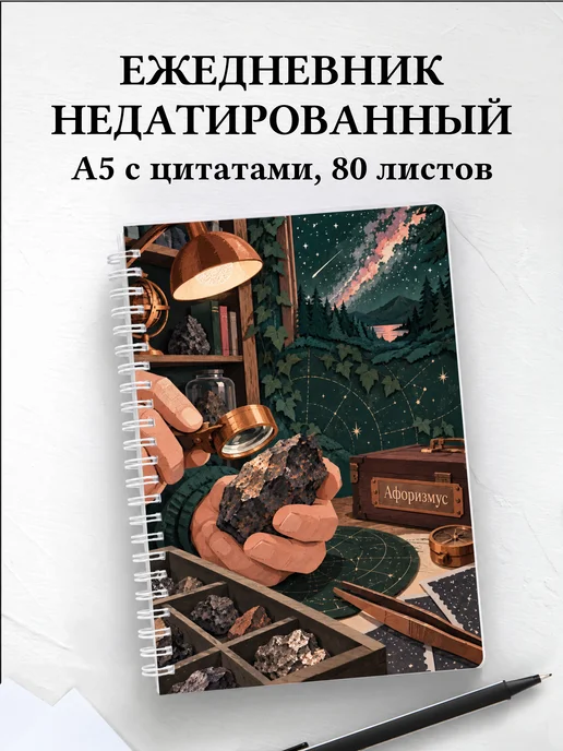 Ежедневник недатированный метеоритного коллекционера