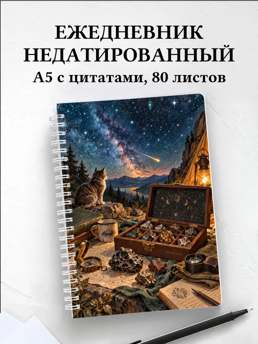 Ежедневник недатированный метеоритного коллекционера