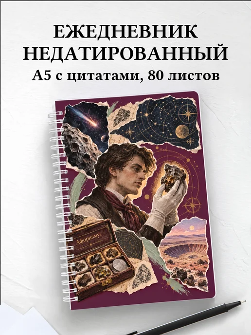 Ежедневник недатированный метеоритного коллекционера
