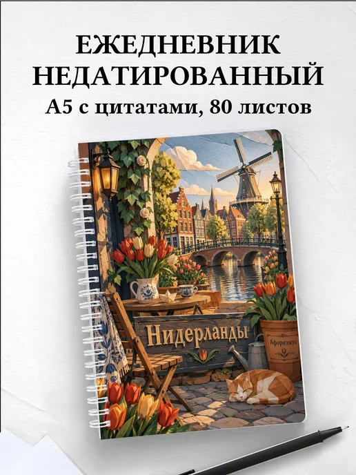 Ежедневник недатированный Нидерланды