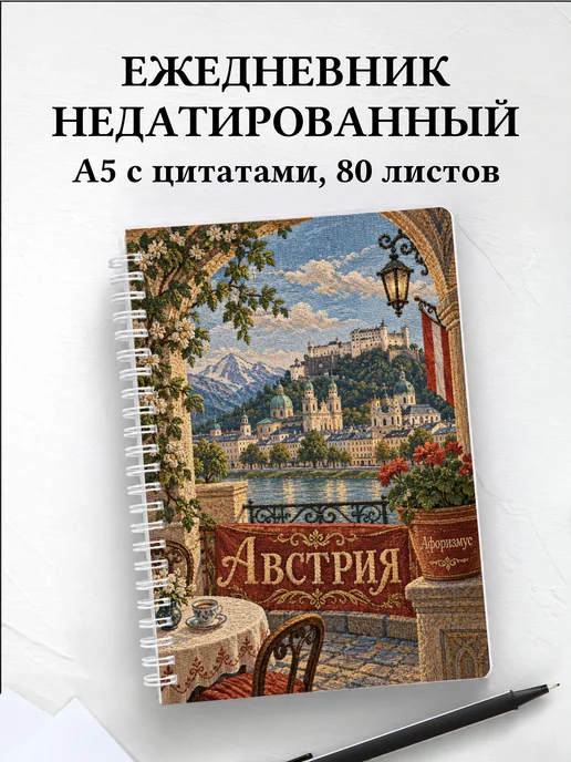 Ежедневник недатированный Австрия