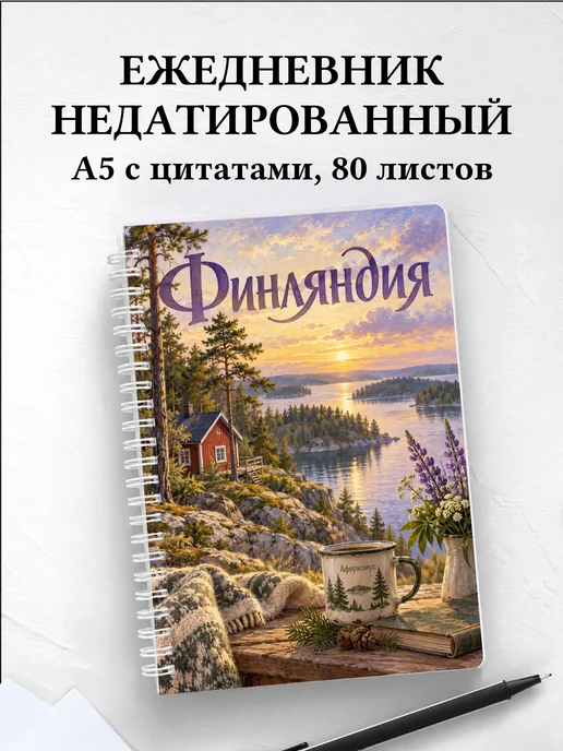 Ежедневник недатированный Финляндия