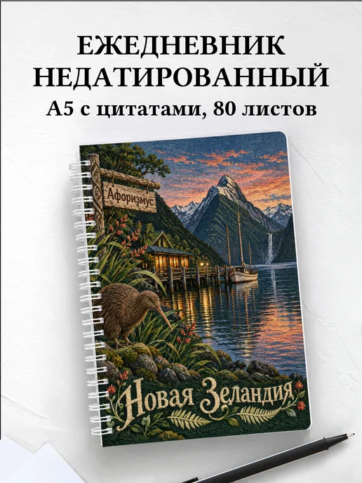 Ежедневник недатированный Новая Зеландия