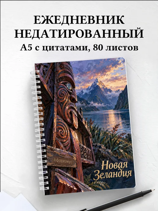 Ежедневник недатированный Новая Зеландия