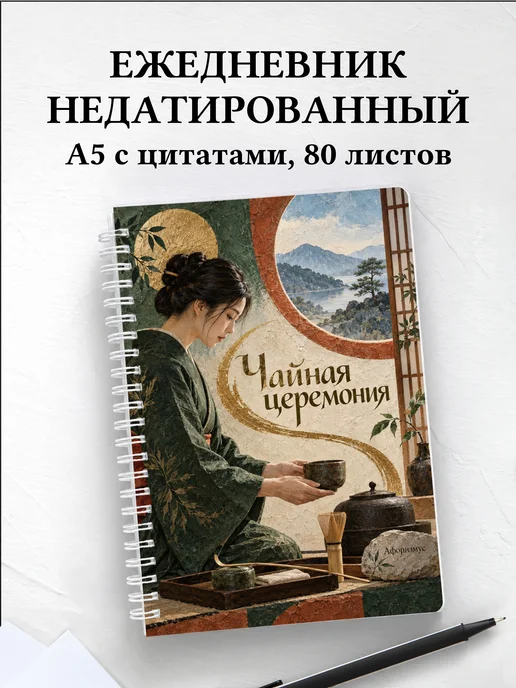 Ежедневник недатированный Чайная церемония