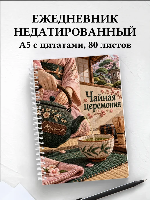 Ежедневник недатированный Чайная церемония