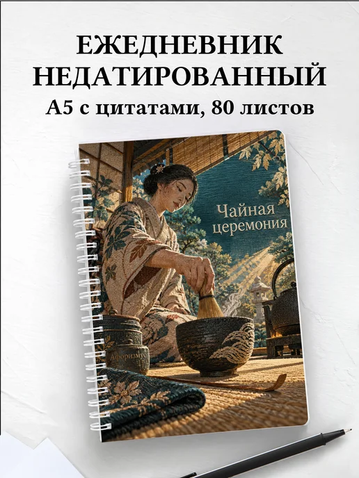 Ежедневник недатированный Чайная церемония
