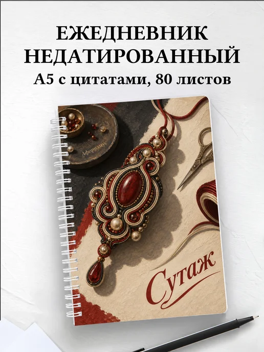 Ежедневник недатированный Сутаж