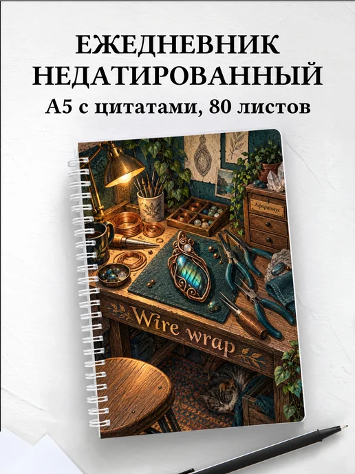 Ежедневник недатированный Wire wrap