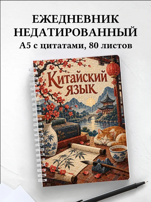 Ежедневник недатированный Китайский язык