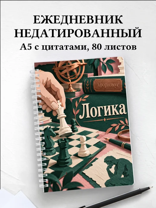 Ежедневник недатированный Логика