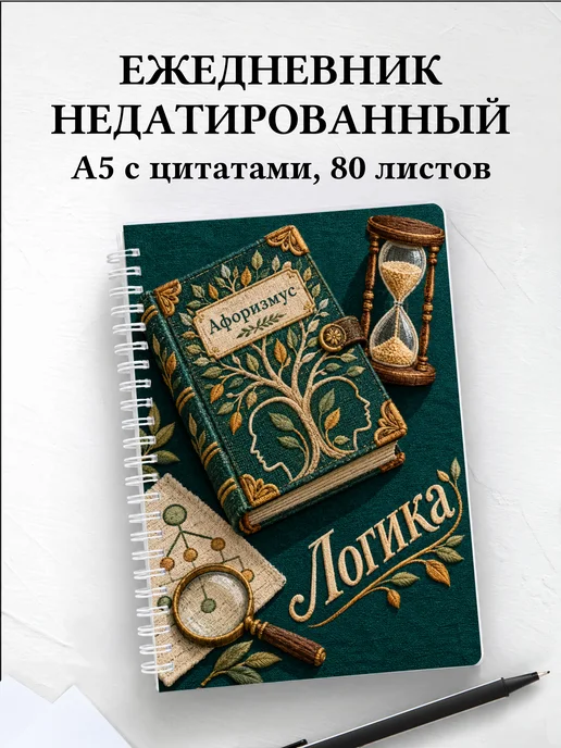 Ежедневник недатированный Логика