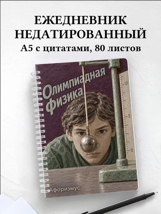 Ежедневник недатированный Олимпиадная физика