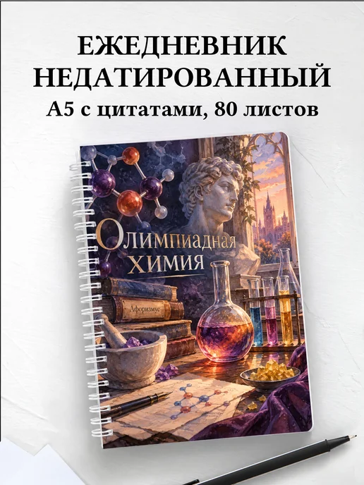 Ежедневник недатированный Олимпиадная химия