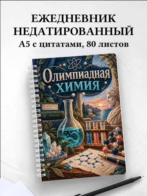 Ежедневник недатированный Олимпиадная химия