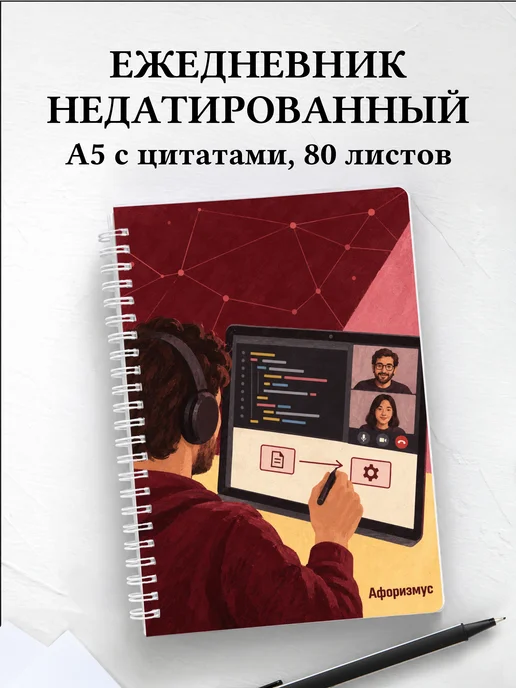Ежедневник недатированный Английский для IT