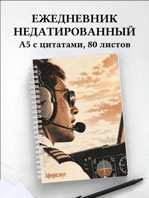 Ежедневник недатированный Английский для авиации