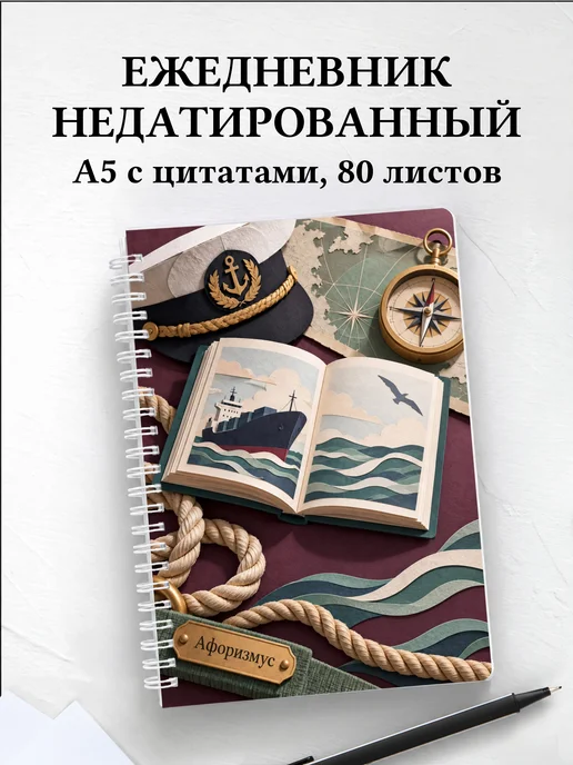 Ежедневник недатированный Английский для моряков