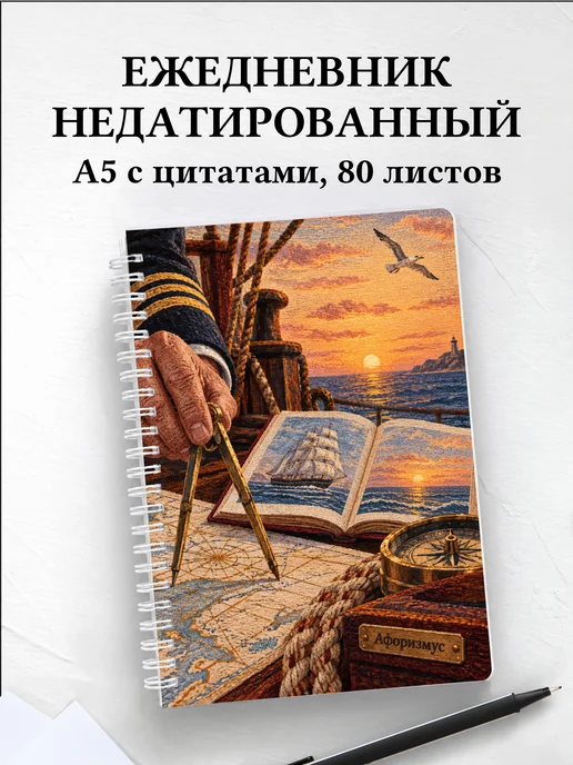 Ежедневник недатированный Английский для моряков
