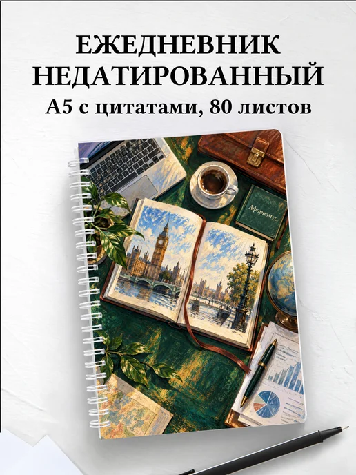 Ежедневник недатированный Деловой английский