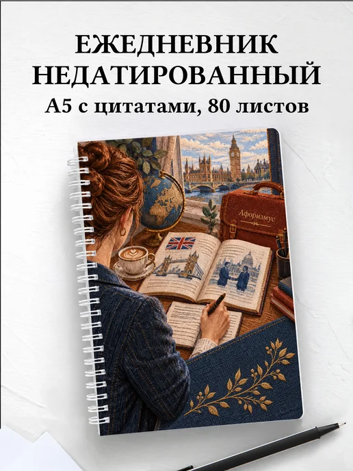 Ежедневник недатированный Деловой английский