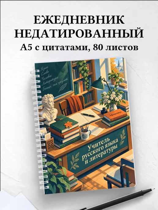 Ежедневник учителя русского языка и литературы