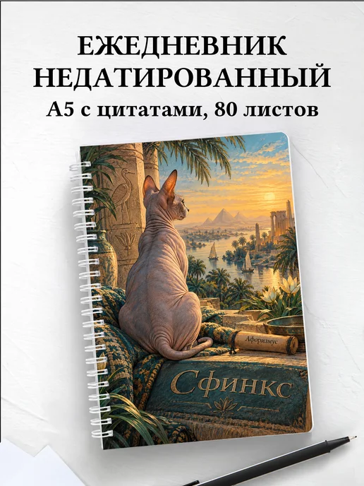 Ежедневник недатированный Сфинкс