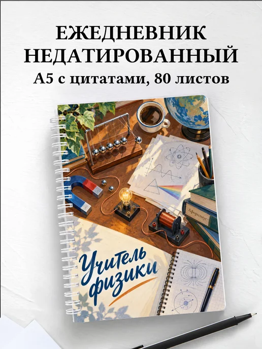 Ежедневник недатированный учителя физики
