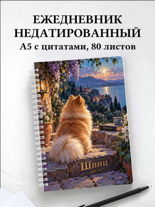 Ежедневник недатированный Шпиц
