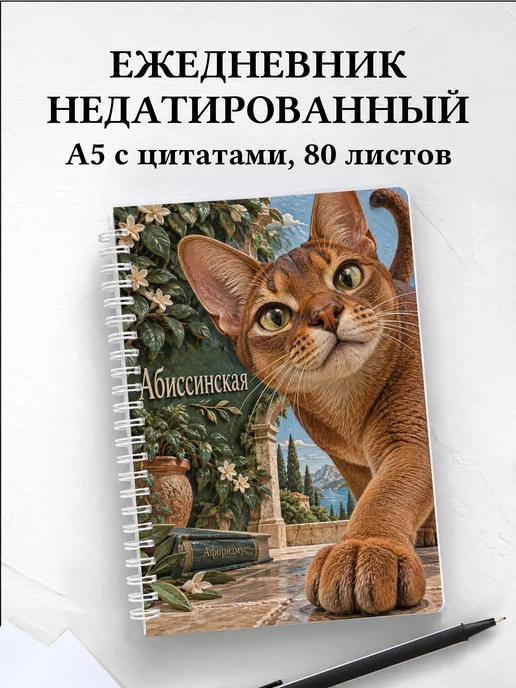 Ежедневник недатированный Абиссинская