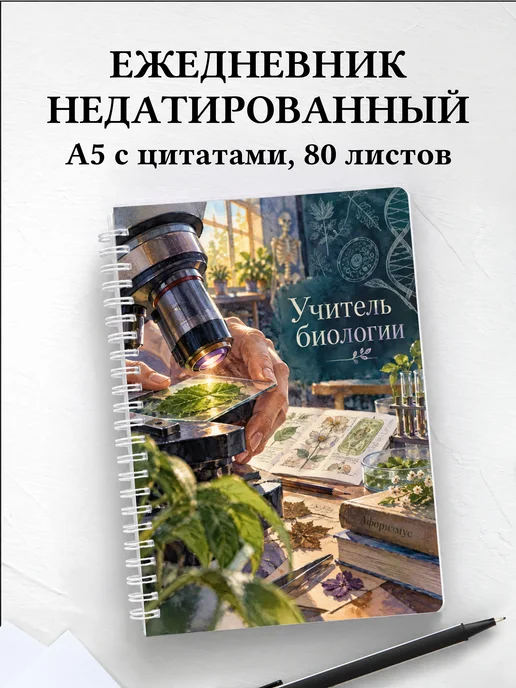 Ежедневник недатированный учителя биологии