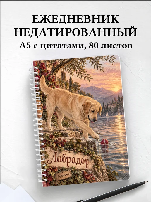 Ежедневник недатированный Лабрадор