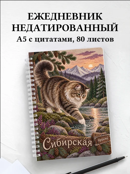 Ежедневник недатированный Сибирская