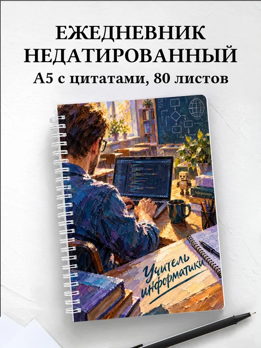 Ежедневник недатированный учителя информатики