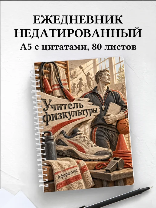 Ежедневник недатированный учителя физкультуры